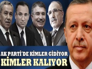 AK PARTİ'de kimler gidiyor?