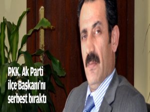 AK Partili İlçe Başkanı serbest bırakıldı