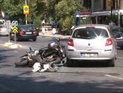 Motorize Ekipler Kaza Yaptı: 2 Polis Yaralı