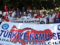 Kamu–Sen Üyeleri Terörü Lanetledi