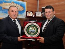 BAŞKAN YILMAZ’A VEDA ZİYARETİ