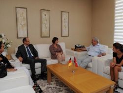 Alman Konsolos Frank Urbschat'tan Akaydın’a Veda Ziyareti