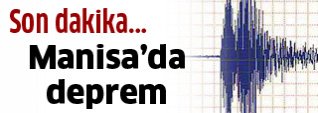 Manisa'da Deprem
