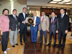 İşadamlarından Başkan Yaşar'a Ziyaret