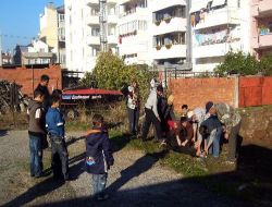 Kör Bıçakla Danayı Kesmeye Kalkan Acemi Kasap Zor Anlar Yaşadı