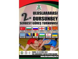 Dursunbey'de Uluslarası Güreş Turnuvası