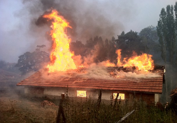 Kütahya'da 150 hektar kül oldu