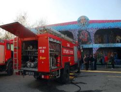 Lunaparkta Korku Tünelinde Yangın Çıktı!