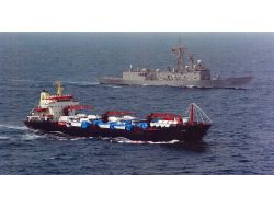 Kızılay'ın İnsani Yardım Gemisini Haydutlardan Gemlik Savaş Gemisi Korudu