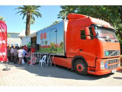 Deprem Tır'ı İzmir Fuarı’nda Deprem Eğitimi Veriyor