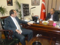 Rektör Prof. Dr. Alkan, Salim Uslu'yu Ziyaret Etti