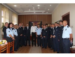 Zabıta Haftası'nda Zabıtalardan Protokol Ziyareti