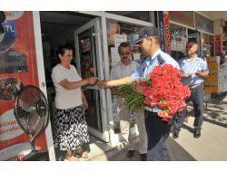 Zabıtalar Muğla Belediye Başkanı Gürün’ü Ziyaret Etti