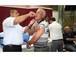 Hacı Adayları Aşı Yaptırdı