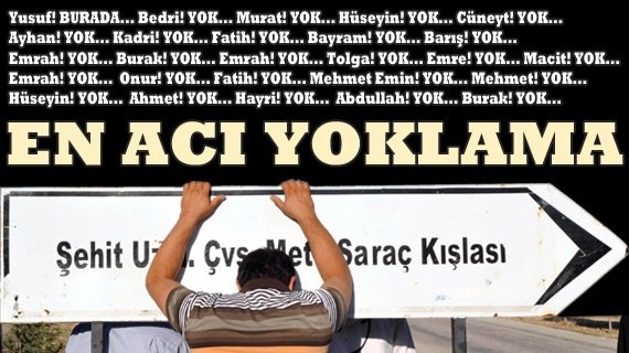 Şehitlerin kimlikleri belli oldu!