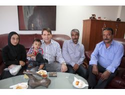 Foça Şehidinin Ailesi, Konak Belediye Başkanı Tartan'ı Ziyaret Etti