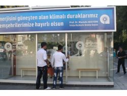 Antalya'ya Güneş Enerjisi İle Çalışan Klimalı Durak