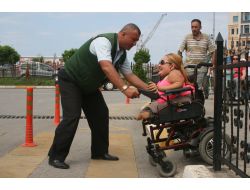 Giresun'da Engelliler Sahile Ulaşmak İstiyor