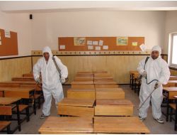 Kocasinan'da Okullar Haşerelere Karşı İlaçlandı