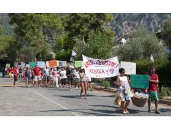 'Sakin Şehir' Akyaka’da Çöp Eylemi Yapıldı