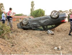 Keşan’da Trafik Kazası: 2 Yaralı