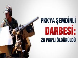 PKK'ya ŞEMDİNLİ DARBESİ
