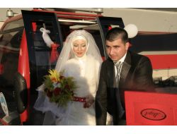 Mutluluğa İlk Adımı Erciyes'te Gondolda Attılar