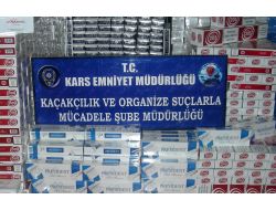 Kars'ta Kaçak Sigara Operasyonu