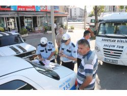 Ereğli'de Köy Minibüsleri Denetlendi