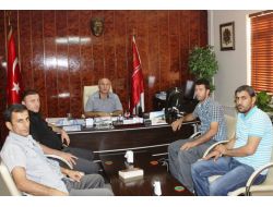 Cizre’de Gazeteciler Emniyet Müdürü İçli’yi Ziyaret Etti