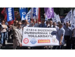 Kesk, Disk, Tmmob, Ttb, '4+4+4'ü Protesto İçin Alana İniyor