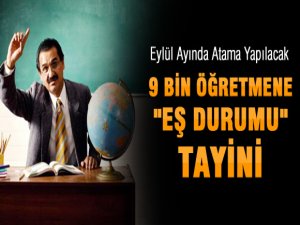 'EŞ DURUMU' MÜJDESİ