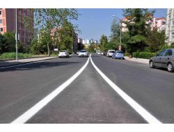 Kocaeli'nde Yol Çizgileri Yenileniyor