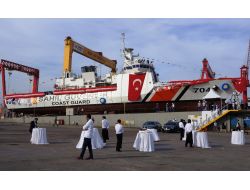 Dördüncü Sahil Güvenlik Arama Kurtarma Gemisi De Denize İndirildi