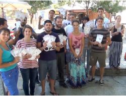 Muş'ta Turistler Kan Bağışına Teşvik İçin Yürüdü