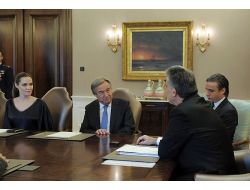 Bm Mülteciler Yüksek Komiseri Guterres, Çankaya Köşkü’nde