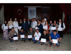 Girişimcilik Kursunu Bitirenler Sertifikalarını Aldı