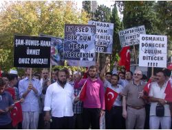 Samsun'da Suriye’deki Şiddet Olayları Protesto Edildi