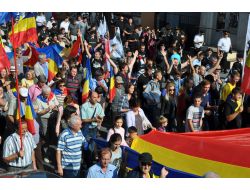 Moldova'da "Romanya İle Birleşelim" Gösterisi