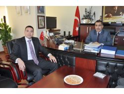 Abd Adana Konsolosu Başkan Çelikcan’ı Ziyaret Etti