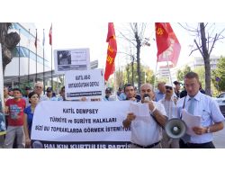 Abd Genelkurmay Başkanı Dempsey'in Gelişi Protesto Edildi