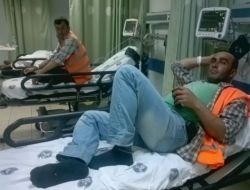 Yıldırım Çarpan İşçilerin Tedavisi Sürüyor