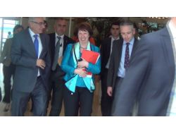 Ab Dışişleri Yüksek Temsilcisi Ashton İstanbul’da