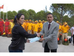 Muğla'da Yeni Orman Yangını İşçileri Sertifika Aldı