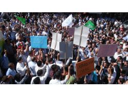 İslam'a Yapılan Hakaret Bitlis'te Protesto Edildi