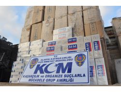 Alanya'da Kaçak Sigara Operasyonu