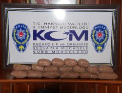 Hakkari-Van Karayolunda  12 Kilo Esrar, 12 Kilo 500 Gram Eroin Yakalandı