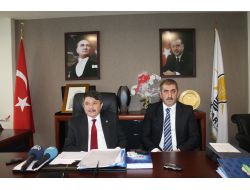 Ak Parti Milletvekili Hüseyin Tanrıverdi, Fuat Köktaş'ı Ziyaret Etti