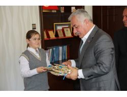 İlkokul Öğrencilerinden Belediye Başkanı Özden’e Ziyaret