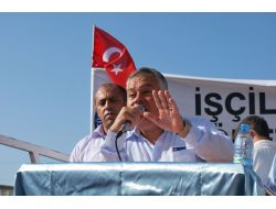 Kirpi Üretimi Durdu, Çalışanlar Eylem Yaptı